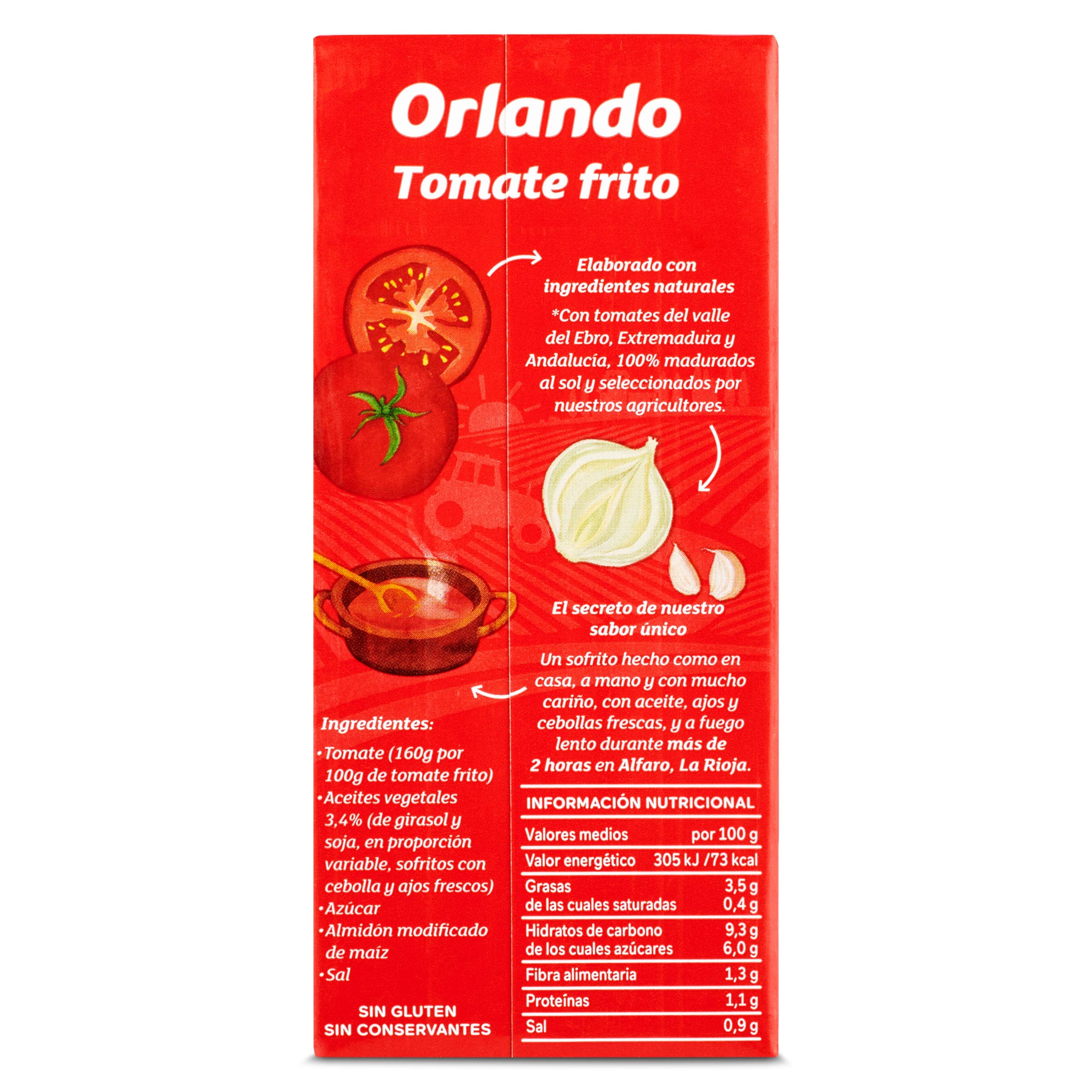 Tomate frito Orlando 350 g