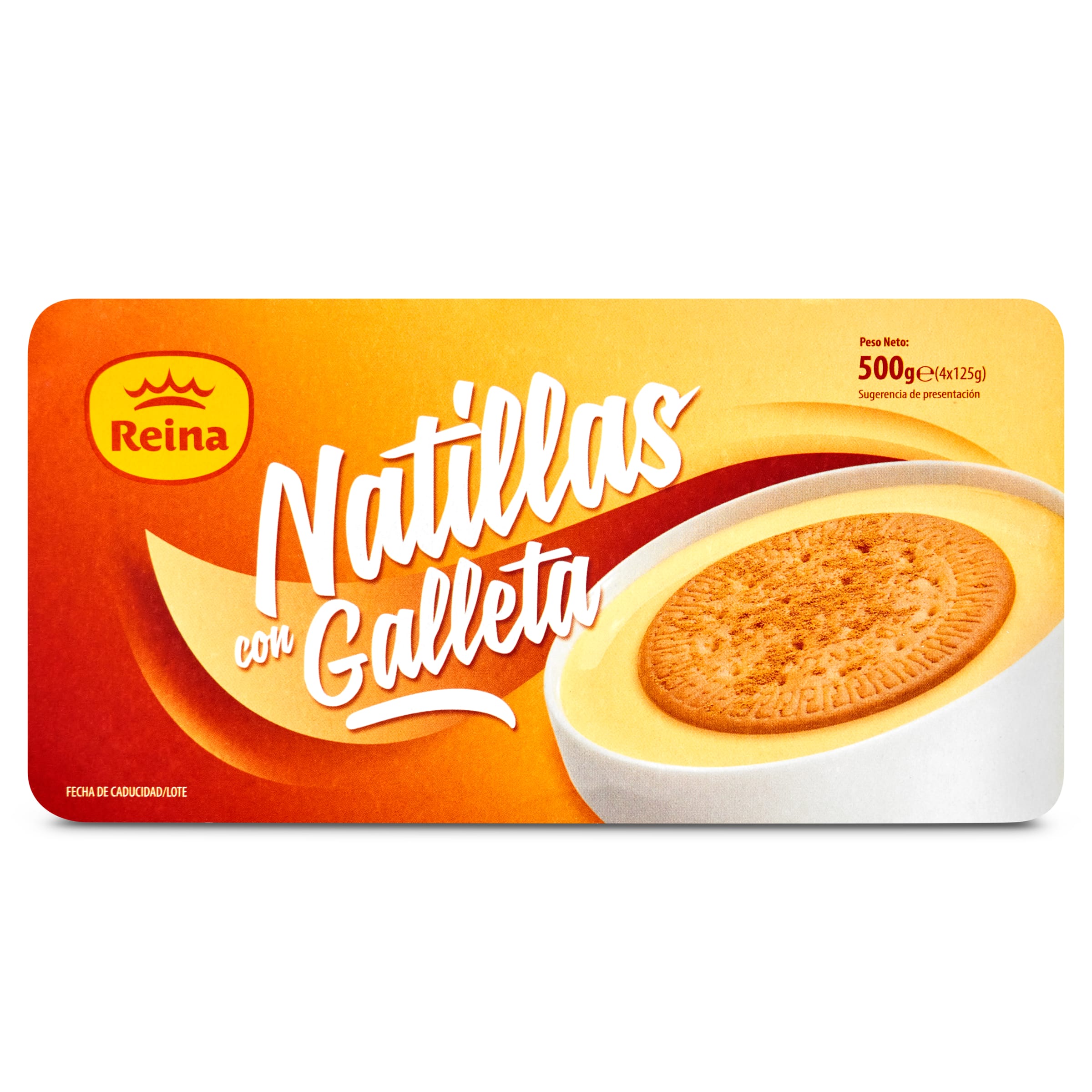 Natillas con galleta Reina 4 x 125 g