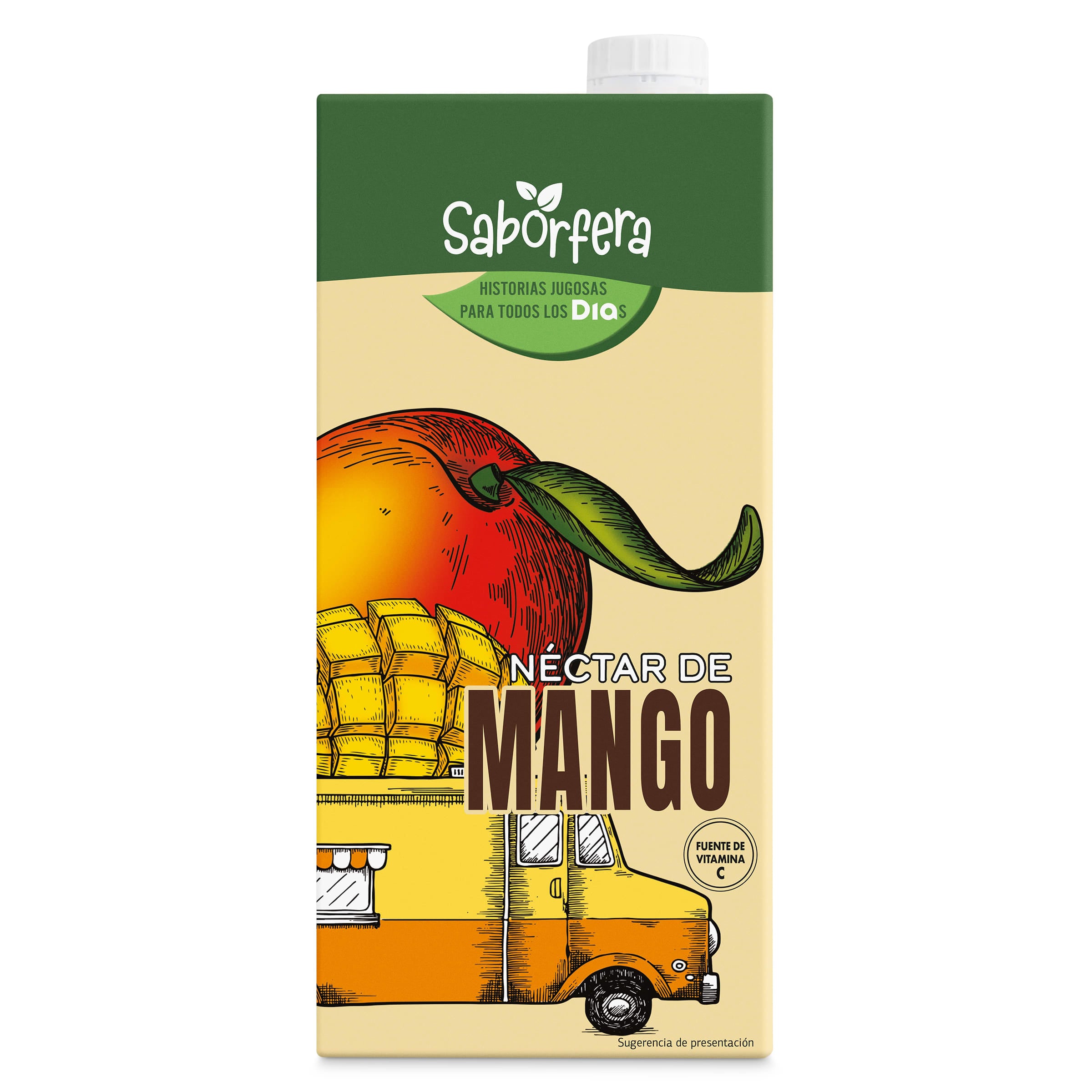 Néctar de mango Dia Saborfera 1 L