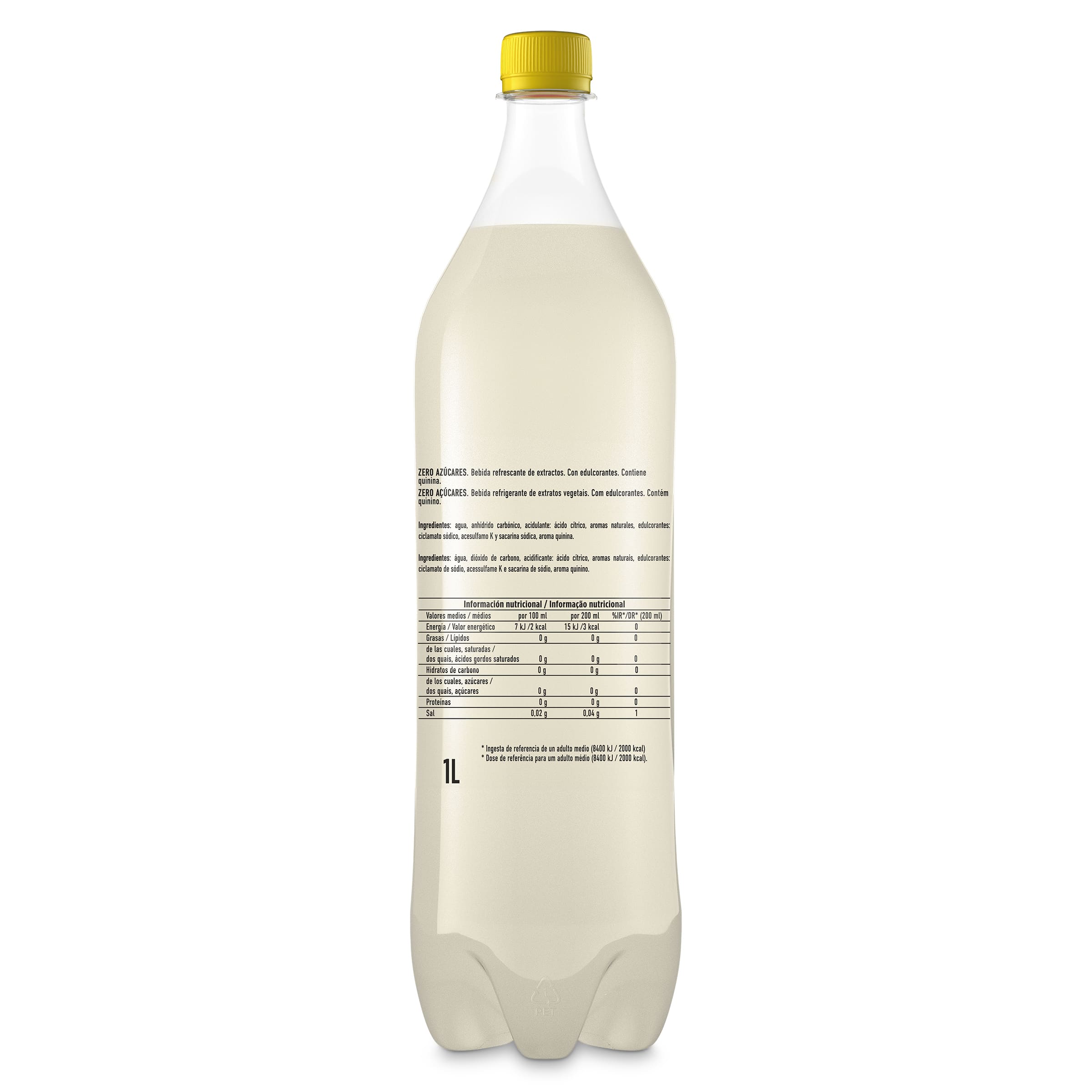 Tónica zero Schweppes 1 L