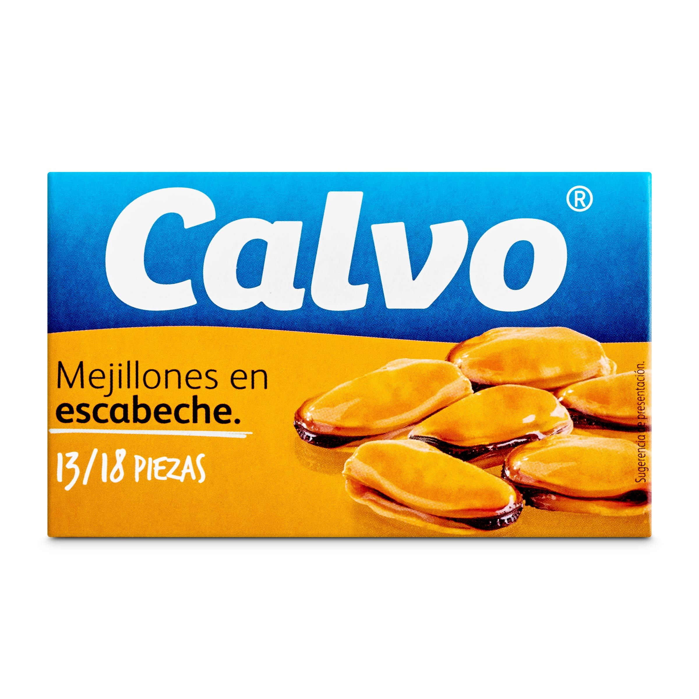 Mejillones en escabeche 13/18 piezas Calvo 69 g