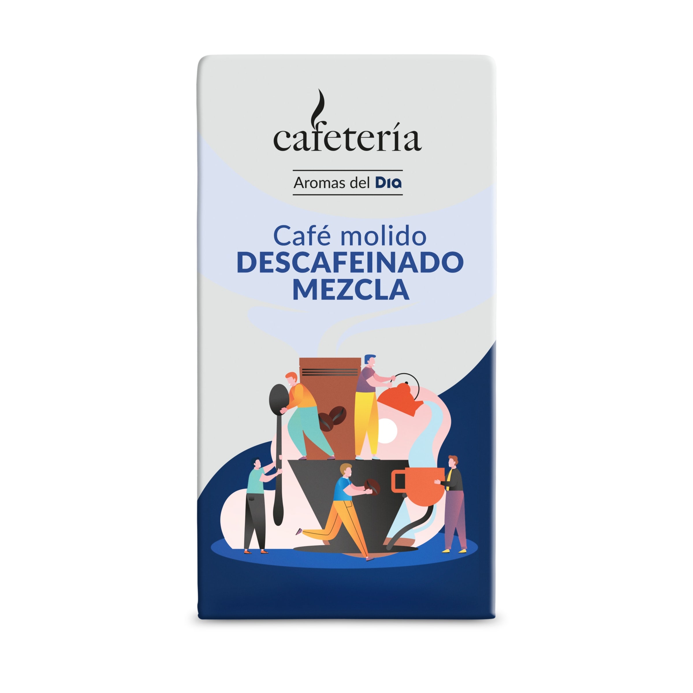 Café molido mezcla descafeinado Dia Cafetería 250 g
