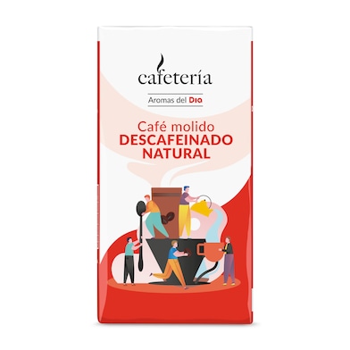Café molido natural descafeinado Cafetería paquete 250 g-1