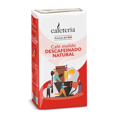 Café molido natural descafeinado Cafetería de Dia paquete 250 g-0