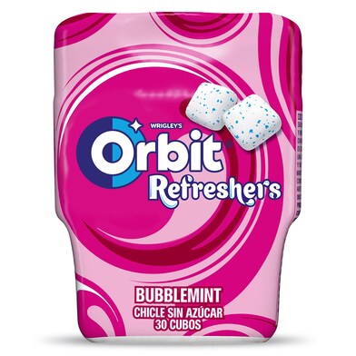 Chicles refreshers sabor bubblemint sin azúcar Orbit bote 30 unidades-0 Chicles refreshers sabor bubblemint sin azúcar Orbit bote 30 unidades-0