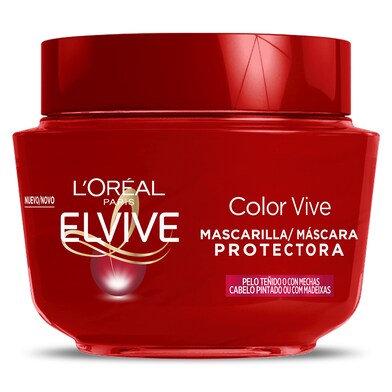 Mascarilla capilar color vive Elvive frasco 310 ml-0