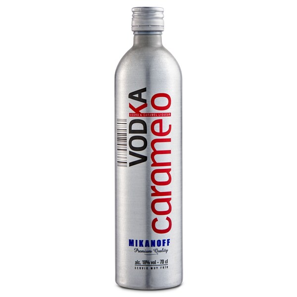 Vodka don Sabor a Caramelo Mikanoff Botella 70 Cl.