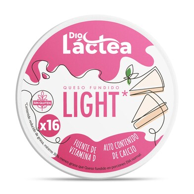 Queso fundido light en porciones Dia Láctea caja 250 g-1 Queso fundido light en porciones Dia Láctea caja 250 g-1
