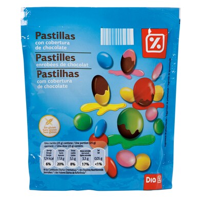 Grageas de chocolate Dia bolsa 250 g-0