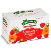 Infusión frutal frambuesa y rooibos Hornimans caja 20 unidades