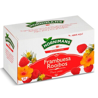 Infusión frutal frambuesa y rooibos Hornimans caja 20 unidades-0 Infusión frutal frambuesa y rooibos Hornimans caja 20 unidades-0