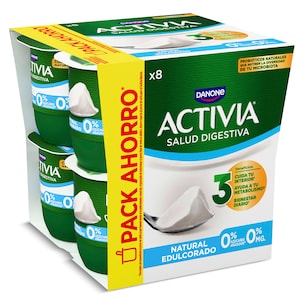 bifidus natural desnatado edulcorado vaso 8 x 120 g