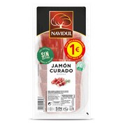 Jamón curado Navidul sobre 50 g