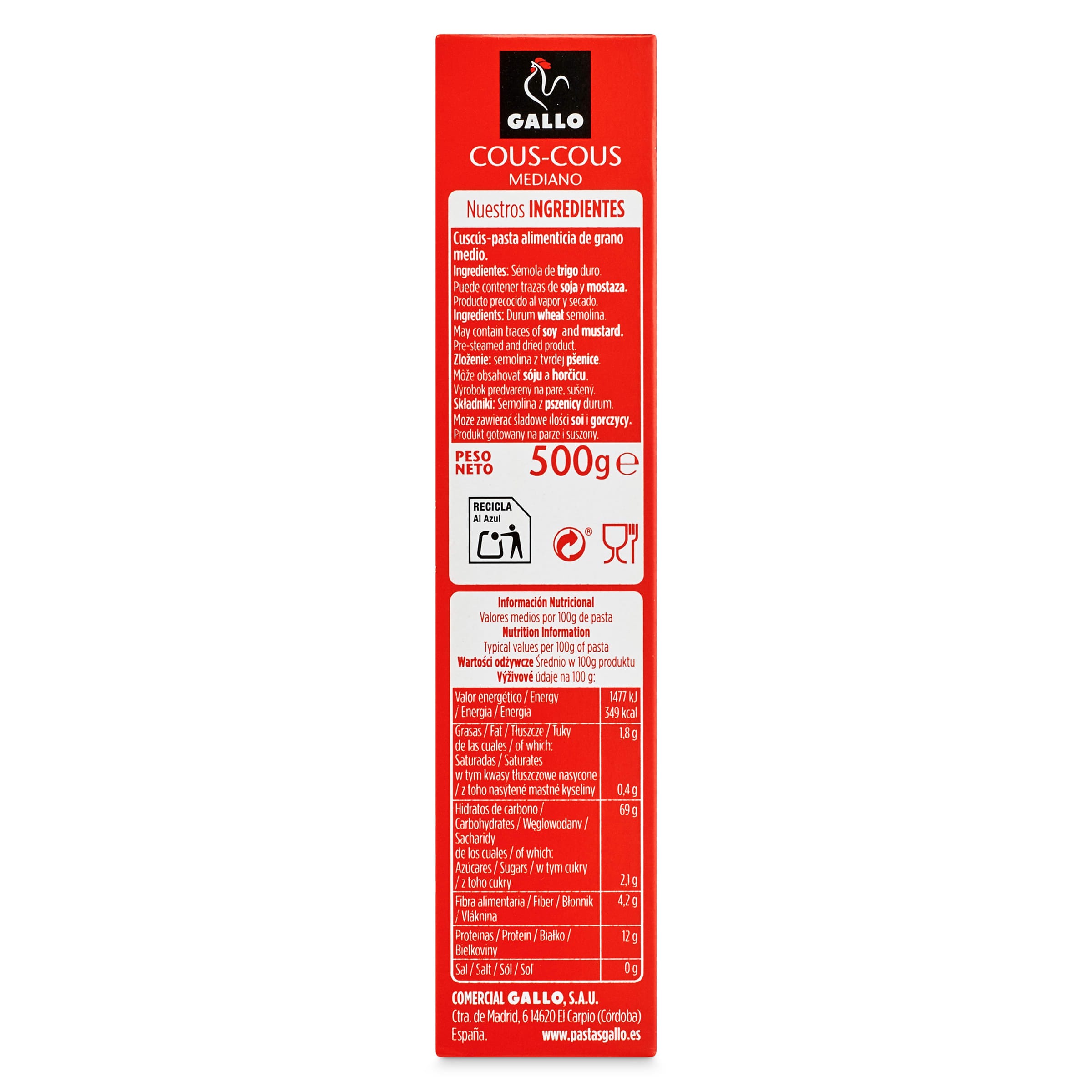 Cous cous Gallo 500 g