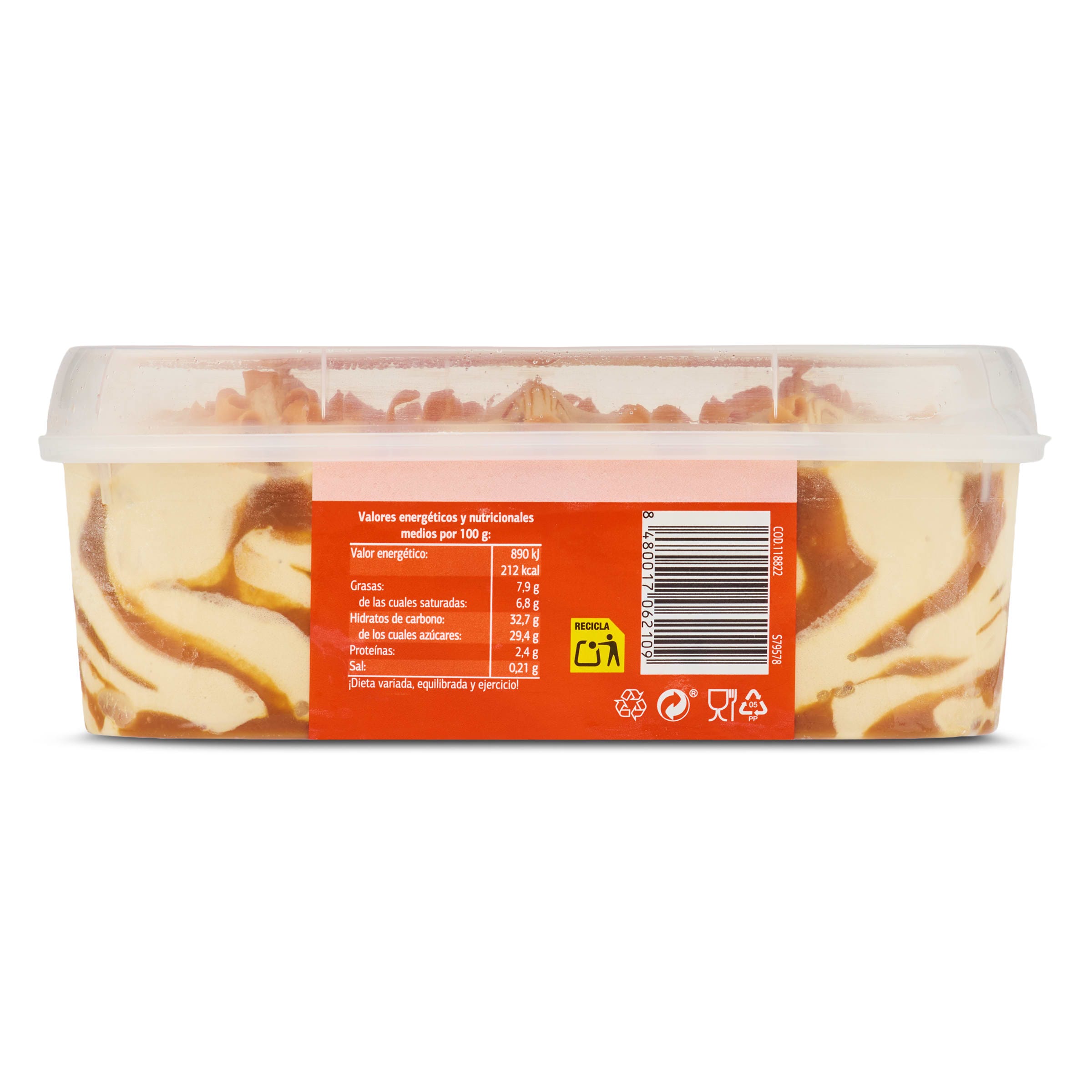 Barqueta de dulce de leche Dia Temptation 525 g