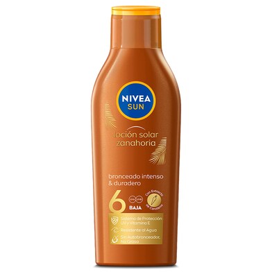 Leche solar zanahoria spf 6 Nivea botella 200 ml-0