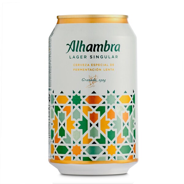 Cerveza Especial Alhambra Lata 33 Cl.