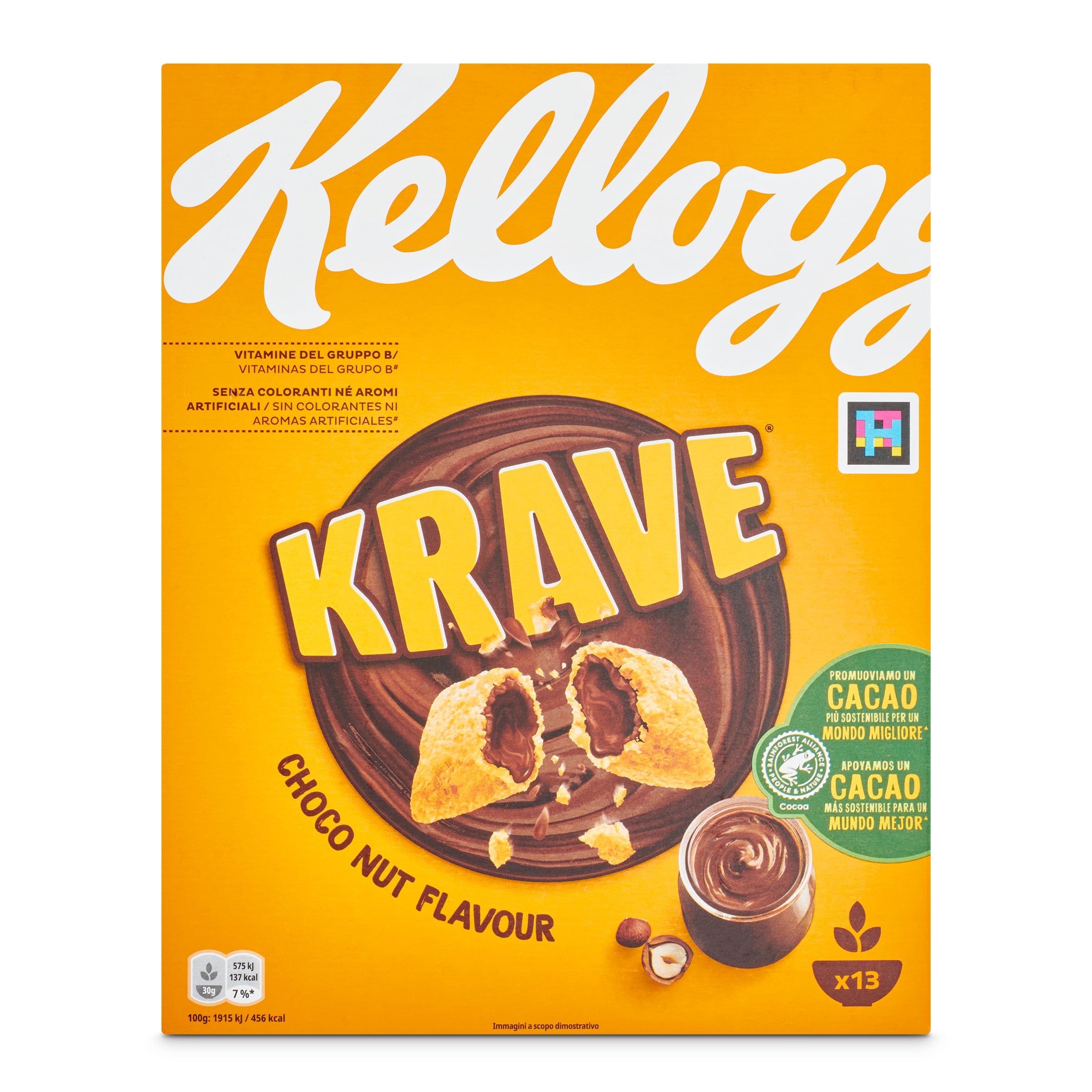 Cereales con chocolate y avellana Kellogg's Krave 410 g