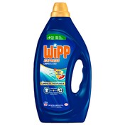 Detergente máquina líquido limpio y liso Wipp Express botella 28 lavados