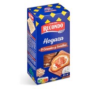 Hogaza de pan nueve cereales y semillas Recondo caja 240 g