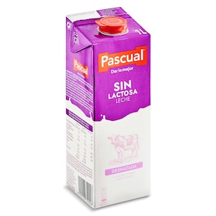 leche desnatada sin lactosa 1 l