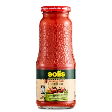 Tomate frito con aceite de oliva Solís frasco 360 g-0