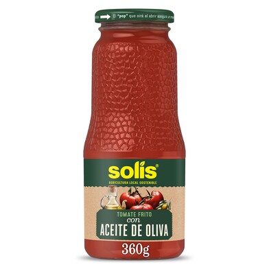 Tomate frito con aceite de oliva Solís frasco 360 g-0 Tomate frito con aceite de oliva Solís frasco 360 g-0