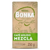 Café molido mezcla BONKA   PAQUETE 250 GR