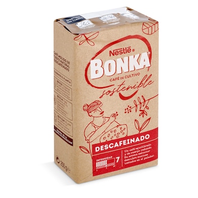 Café molido descafeinado Bonka paquete 250 g-0
