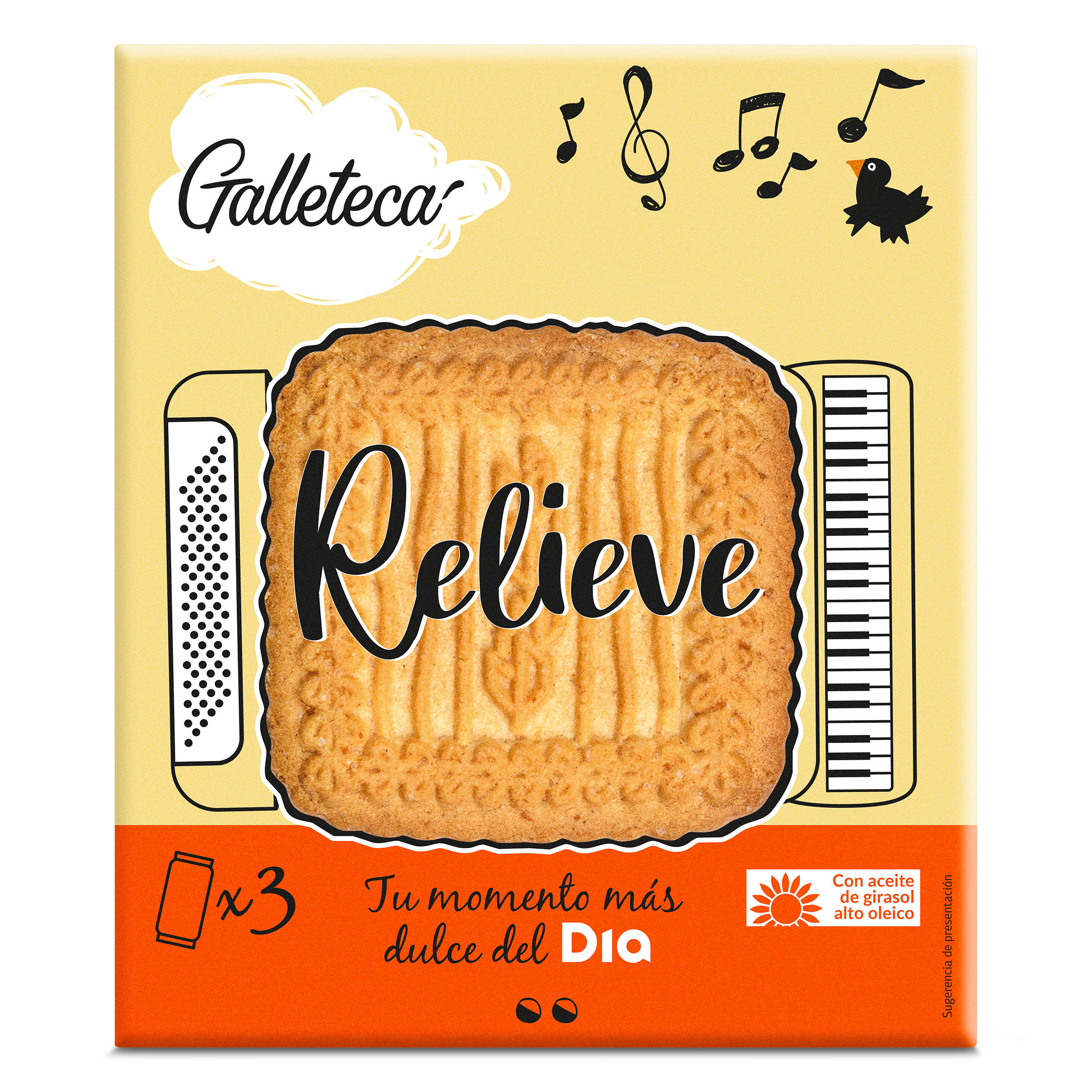 Galletas relieve Galleteca de Dia 735 g