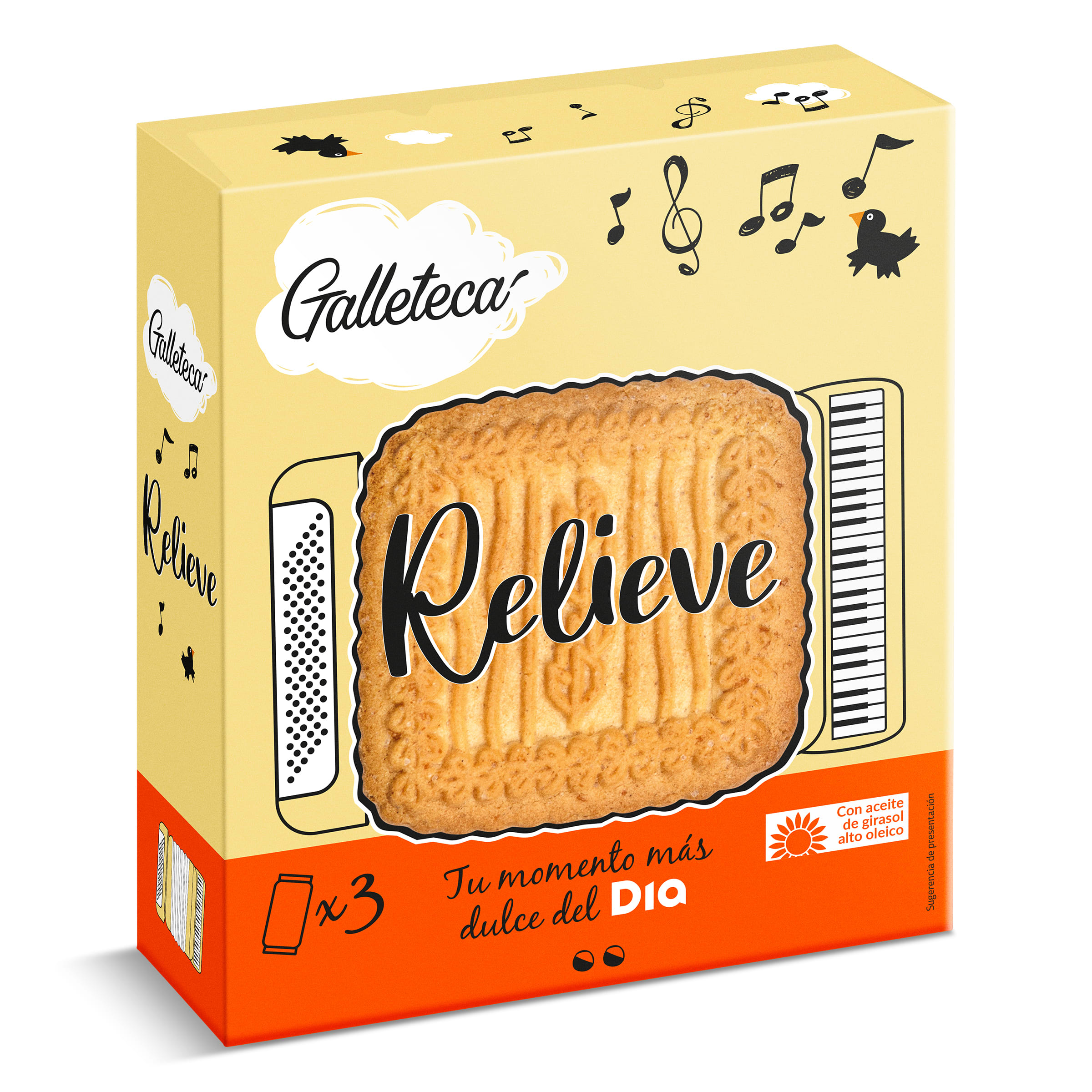 Galletas relieve Galleteca caja 735 g - Supermercados DIA