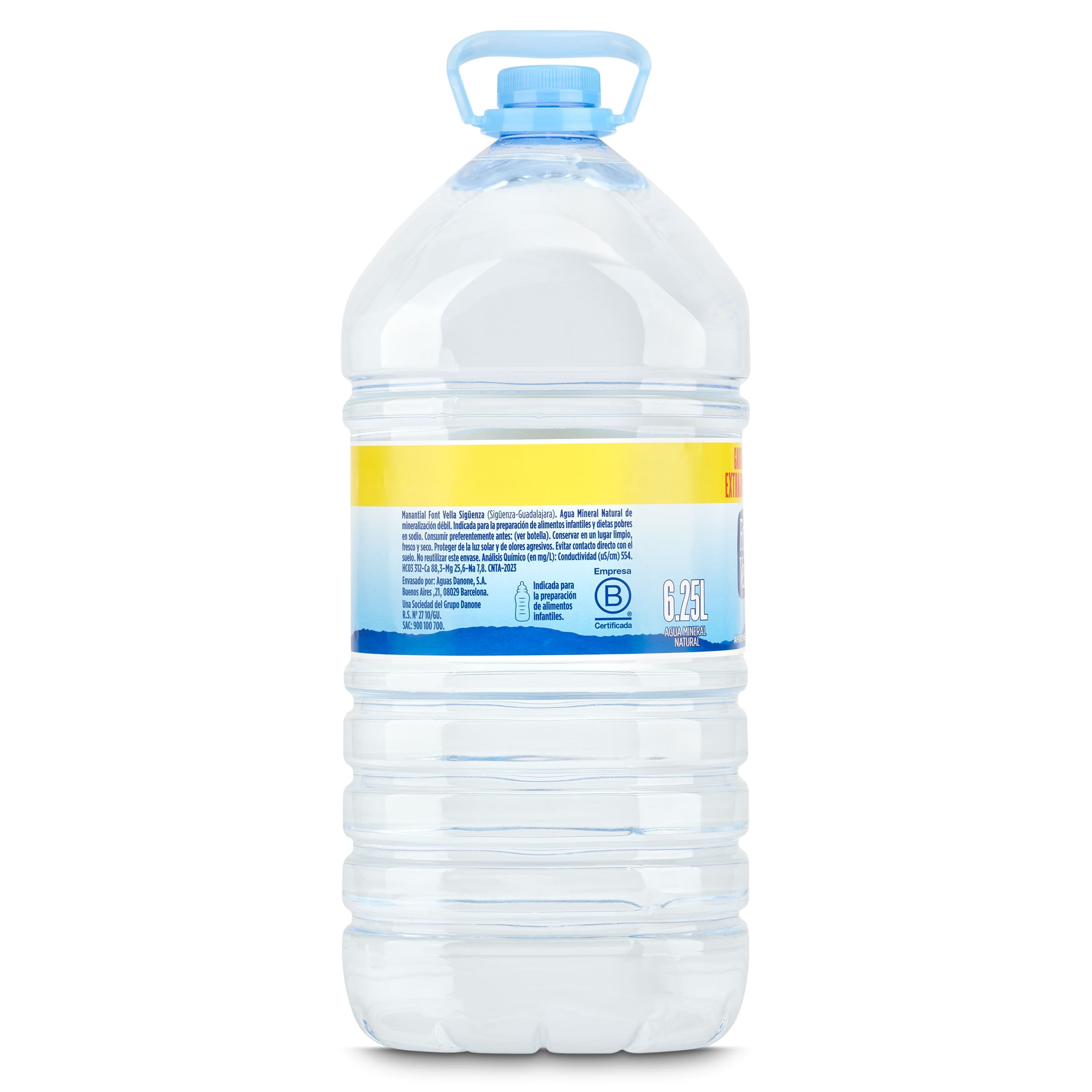 Agua mineral Font Vella 6.25 L