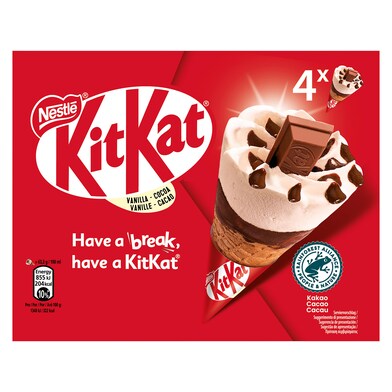 Helado cono Kit Kat classic Kit Kat caja 248 g-0 Helado cono Kit Kat classic Kit Kat caja 248 g-0