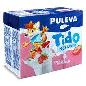 Batido fresa Puleva brik 6 x 200 ml