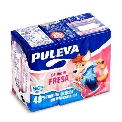 Batido fresa Puleva brik 6 x 200 ml-0