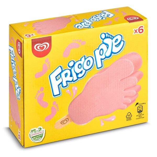 Helado Frigopie 6 Uds. Frigo Caja 240 Gr.