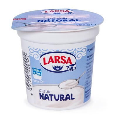 Yogur natural Larsa vaso 125 g-0 Yogur natural Larsa vaso 125 g-0