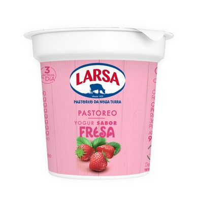 Yogur sabor fresa Larsa vaso 125 g-0 Yogur sabor fresa Larsa vaso 125 g-0