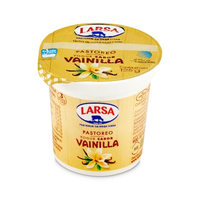 Yogur sabor vainilla Larsa vaso 125 g-0