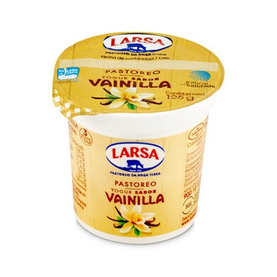 Yogur sabor vainilla Larsa vaso 125 g-0 Yogur sabor vainilla Larsa vaso 125 g-0