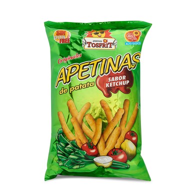 Apetinas sabor ketchup Tosfrit bolsa 90 g-0