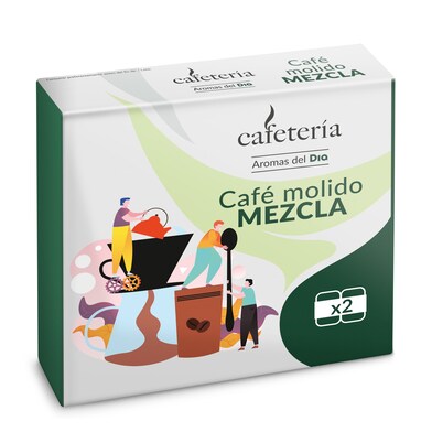 Café molido mezcla Cafetería de Dia bolsa 2 x 250 g-0