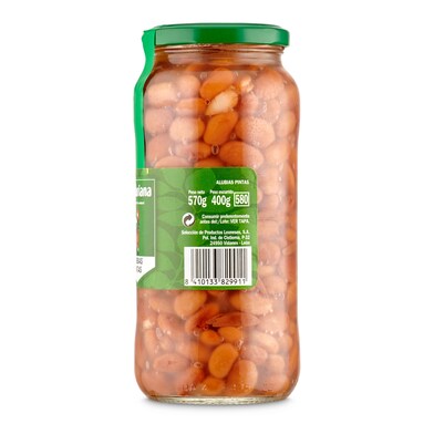 Alubias pintas cocidas Legumbres La Asturiana frasco 400 g-1 Alubias pintas cocidas Legumbres La Asturiana frasco 400 g-1