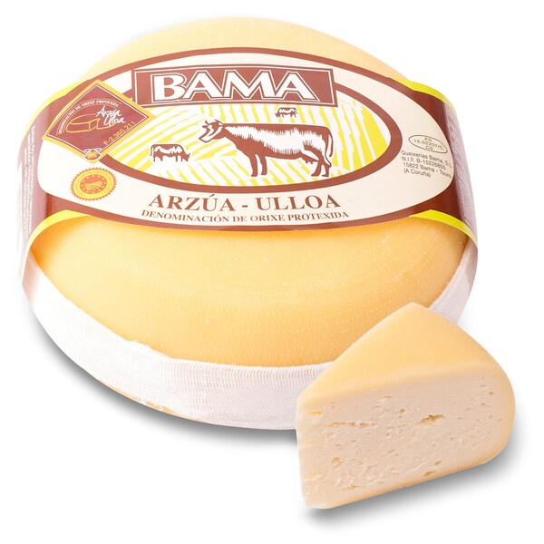 Queso Arzua-Ulloa DO Bama Pieza 900 Gr.