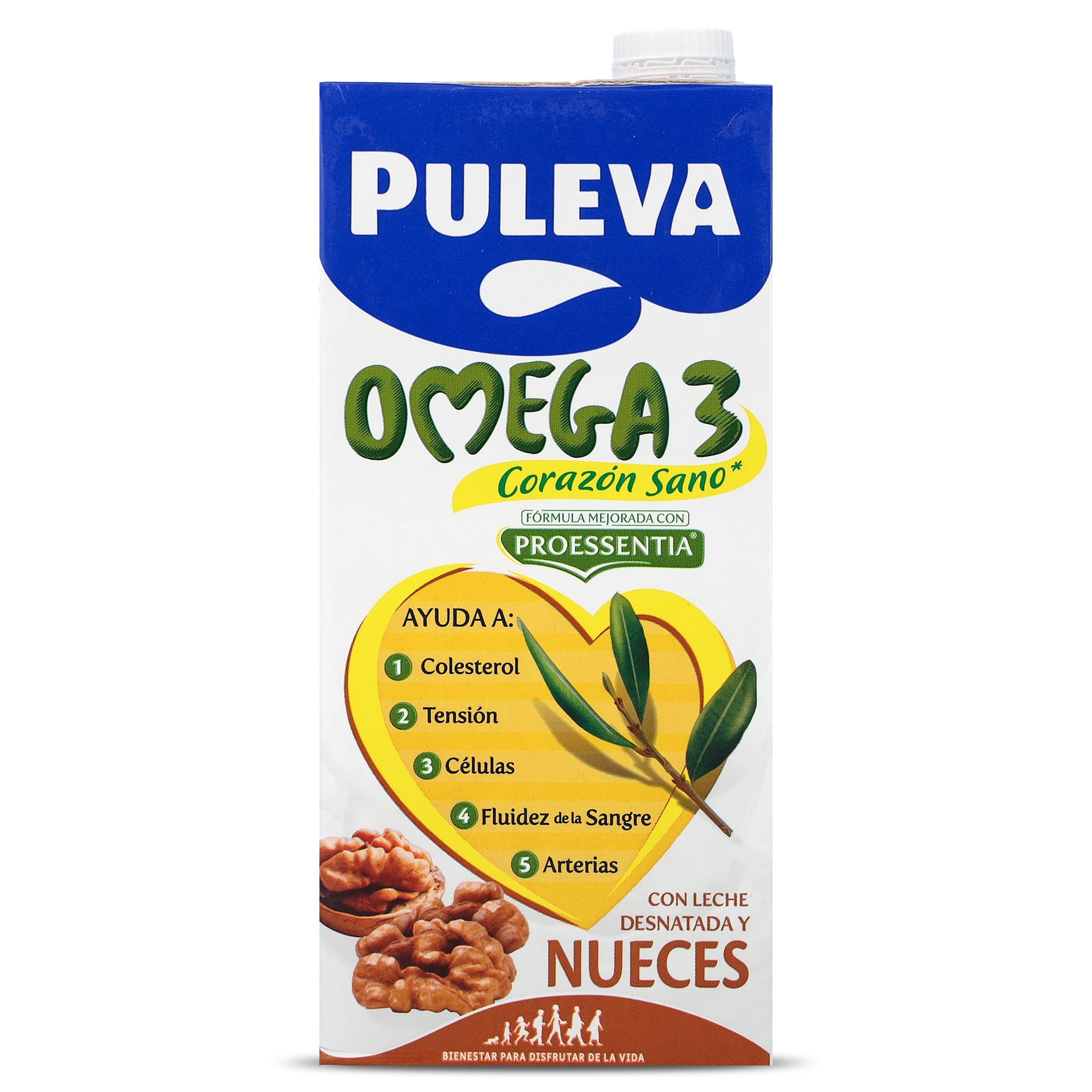 Bebida láctea omega 3 con nueces Puleva 1 L