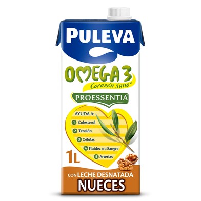 Bebida láctea omega 3 con nueces Puleva brik 1 l-0