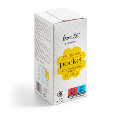 Protegeslips plegado normal Bonté Everyday de Dia caja 30 unidades-0 Protegeslips plegado normal Bonté Everyday de Dia caja 30 unidades-0