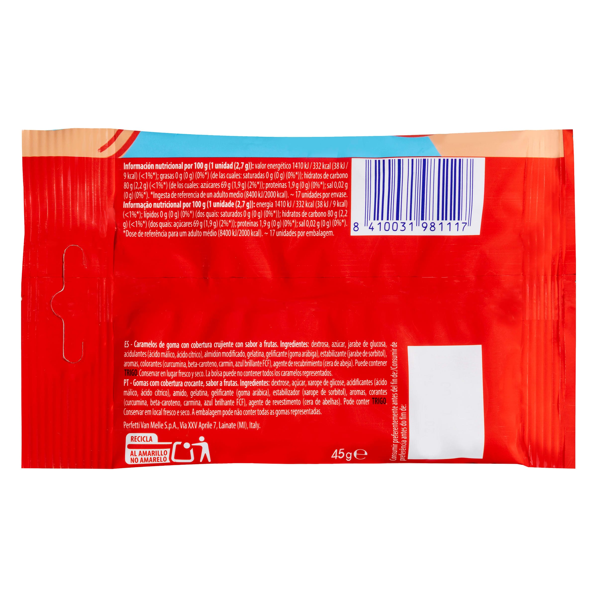 Gominolas mads Chupa Chups 45 g