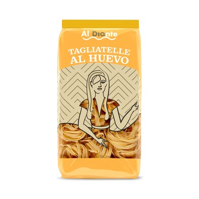 Tagliatelle al huevo Al Diante Dia bolsa 500 g-0 Tagliatelle al huevo Al Diante Dia bolsa 500 g-0