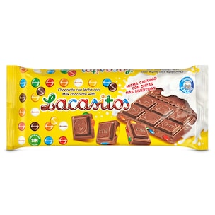 chocolate con leche relleno de lacasitos 100 g